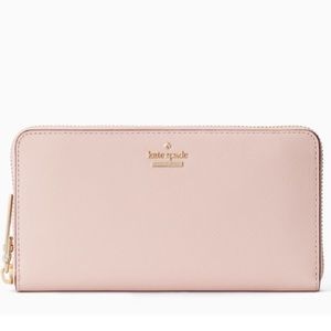 Kate Spade light pink leather wallet